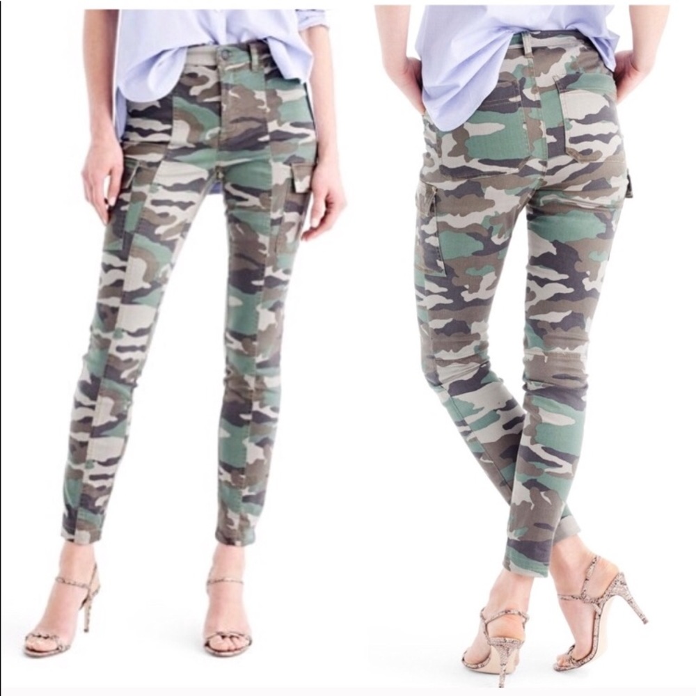 J Crew Skinny Toothpick Cargo Pants. So adorable!